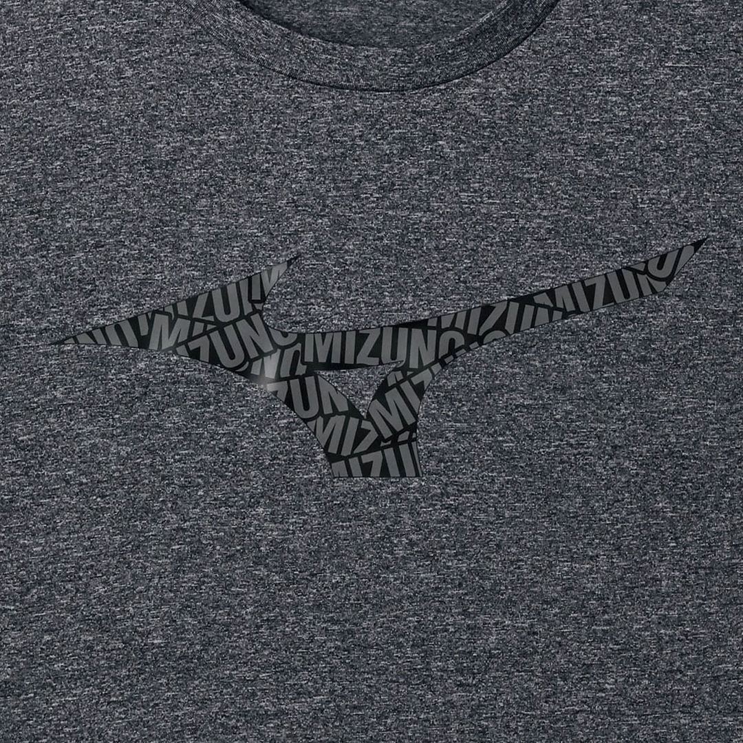 【ミズノ直営限定】半袖Tシャツ グレー杢 XS