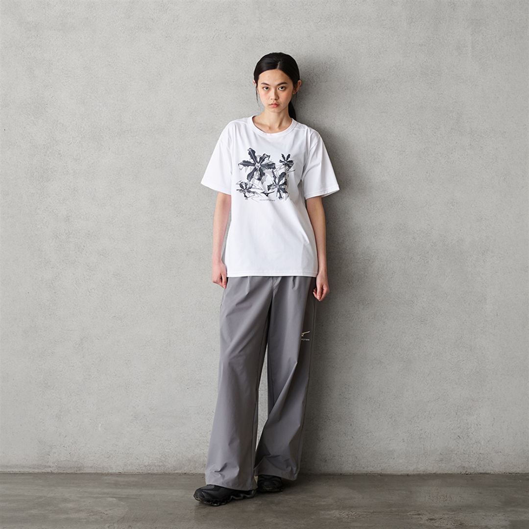 【ニコライ バーグマン】グラフィックTシャツ ホワイト×ブラック S