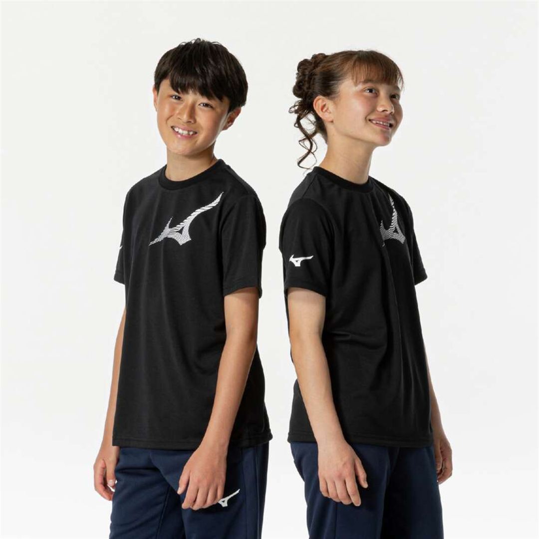 【抗菌防臭／防汚】GACHI Tシャツ ブラック 120