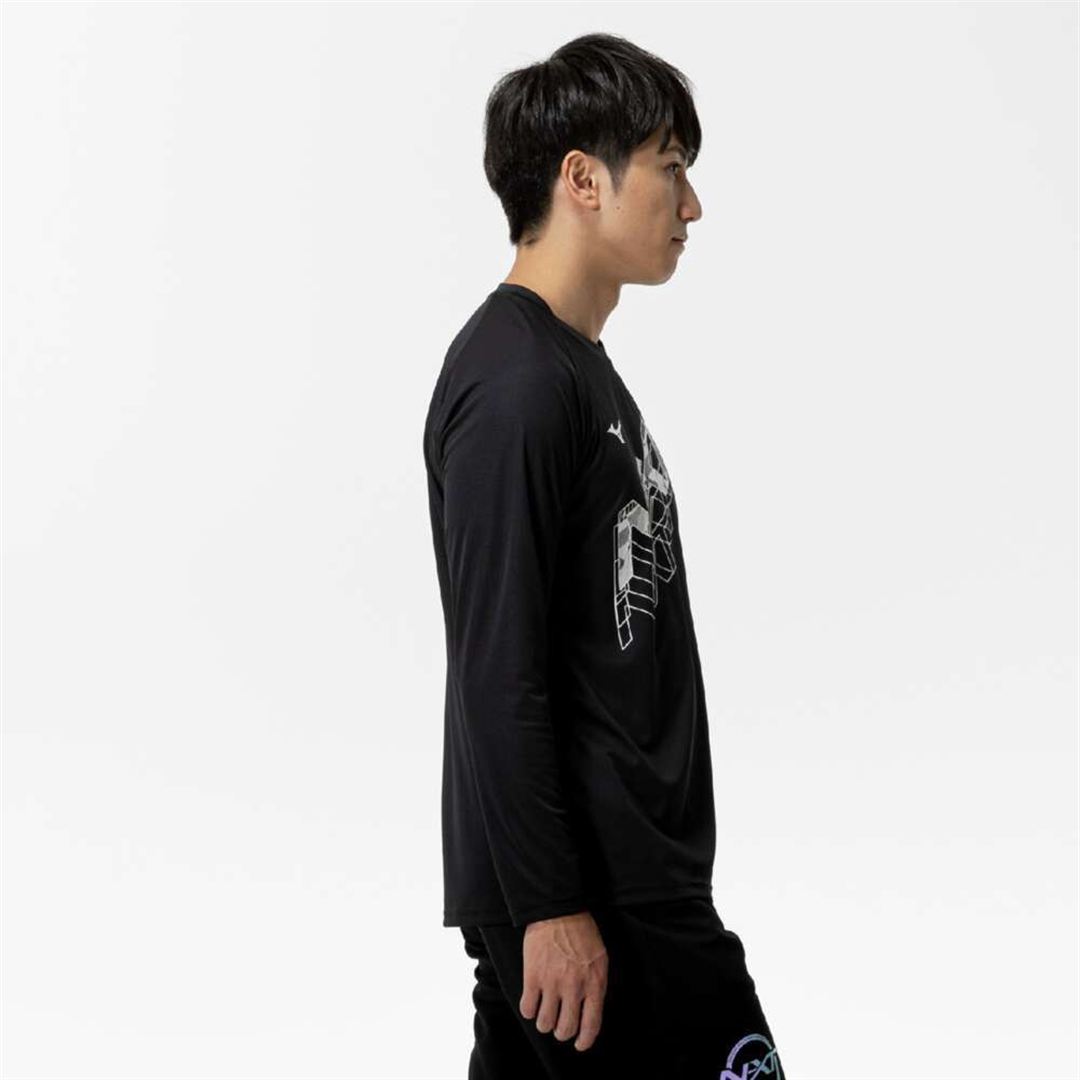 UVカット長袖Tシャツ ブラック S