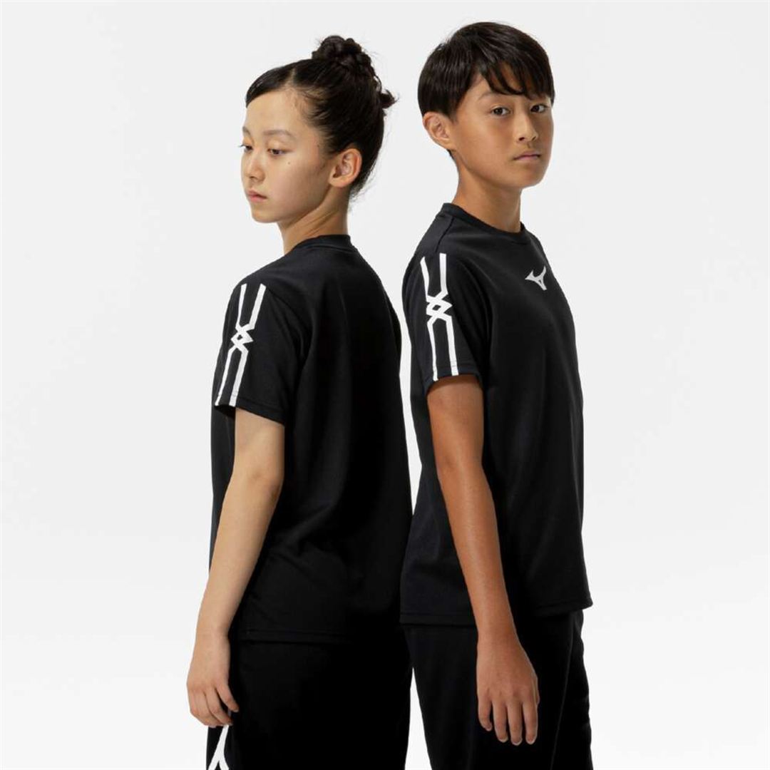 【抗菌防臭／防汚】GACHI Tシャツ ブラック 120
