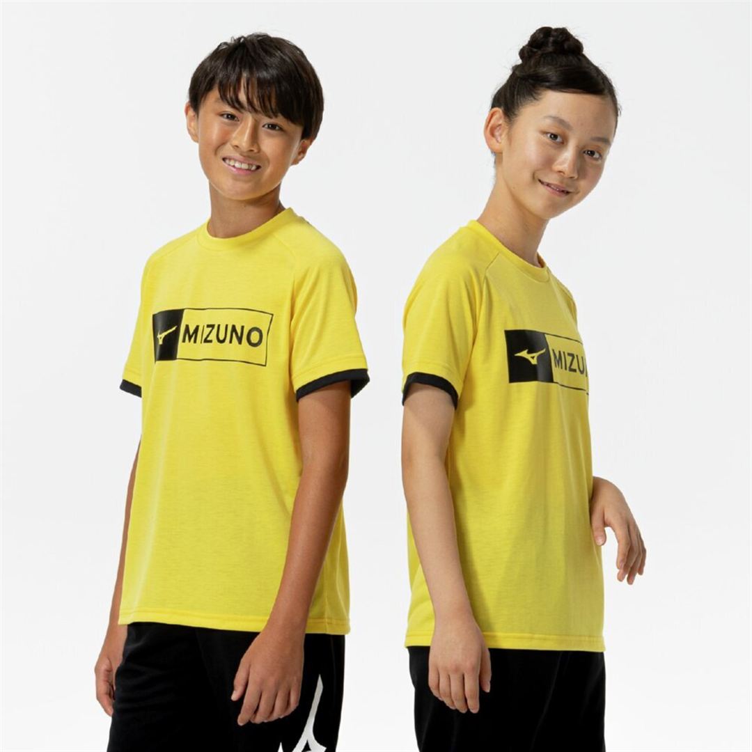 【抗菌防臭／防汚】GACHI Tシャツ サイバーイエロー 120