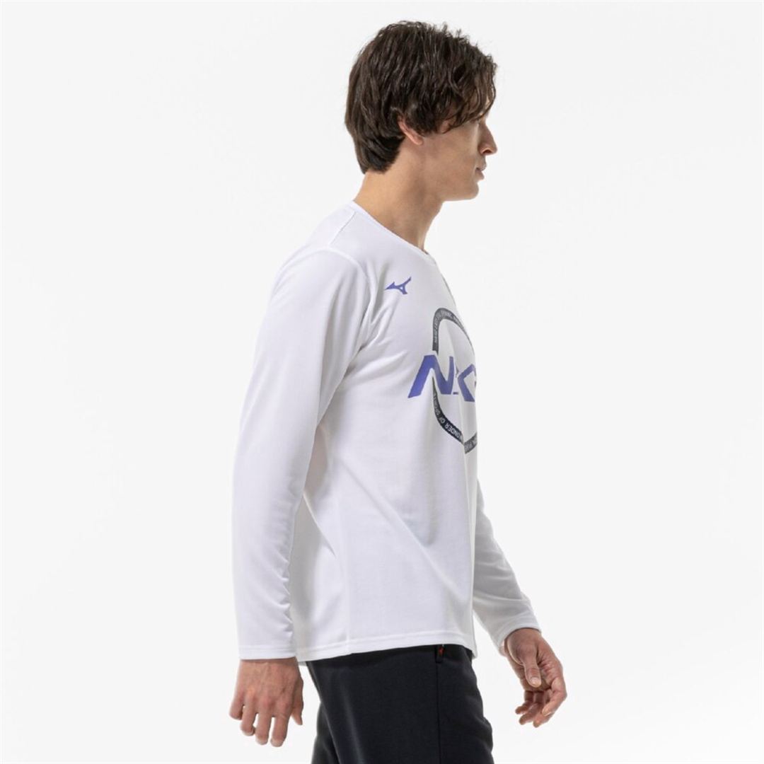 【抗菌防臭／防汚 】N-XT Tシャツ(長袖) ホワイト S