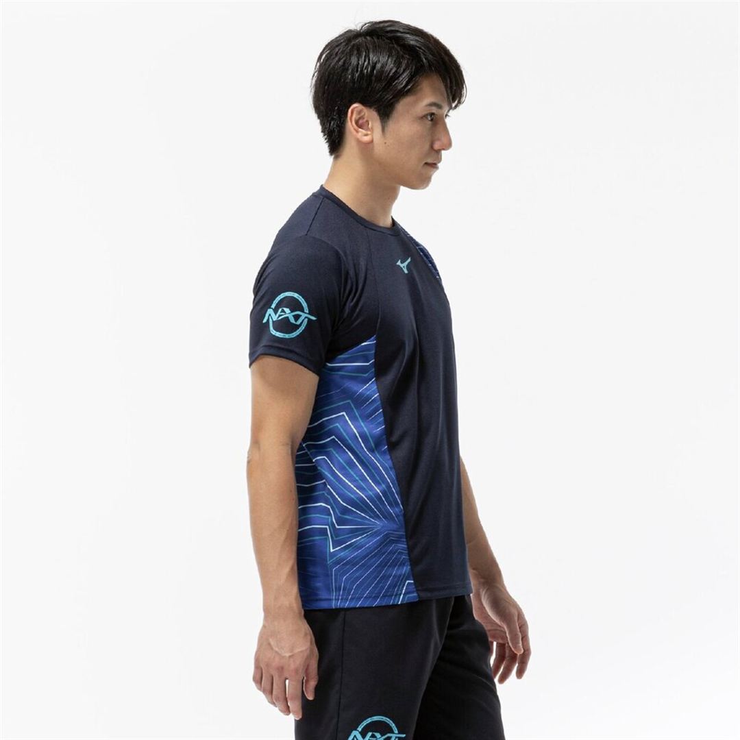 N-XT グラフィックTシャツ ディープネイビー S