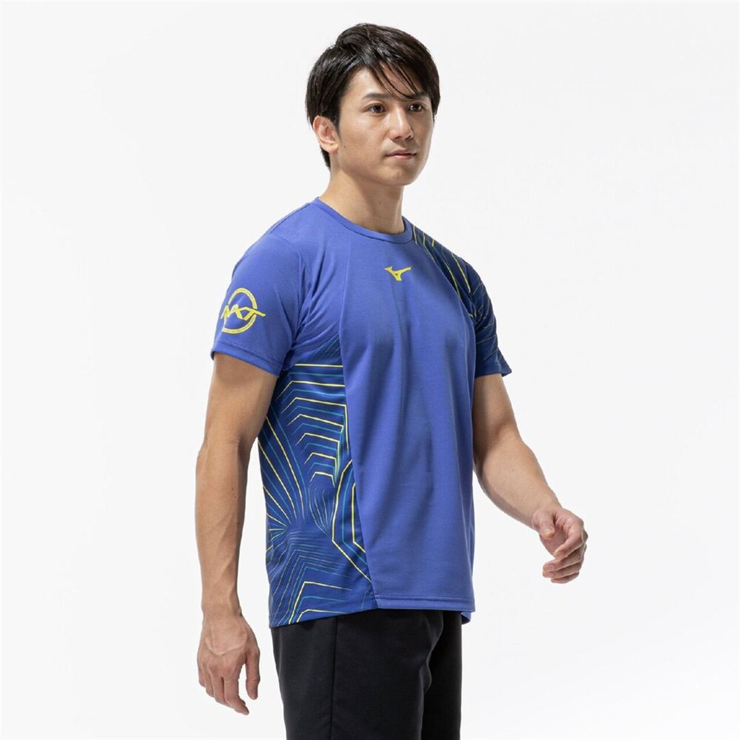 N-XT グラフィックTシャツ ダズリングブルー S
