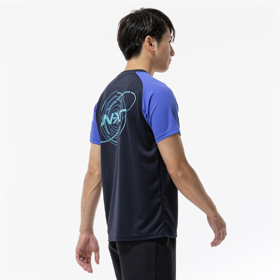【接触冷感】N-XT アイスタッチTシャツ ディープネイビー XL