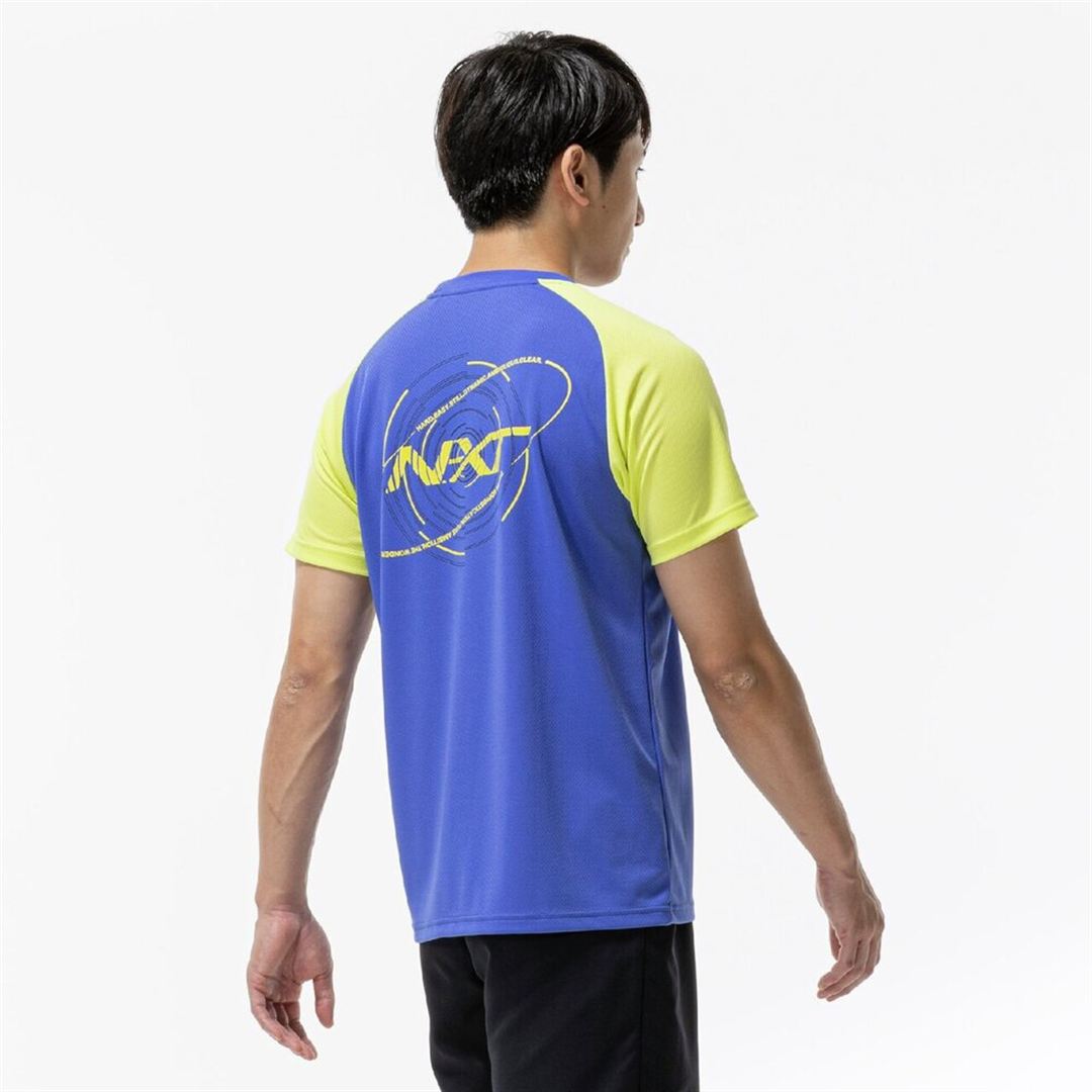 【接触冷感】N-XT アイスタッチTシャツ ダズリングブルー XL