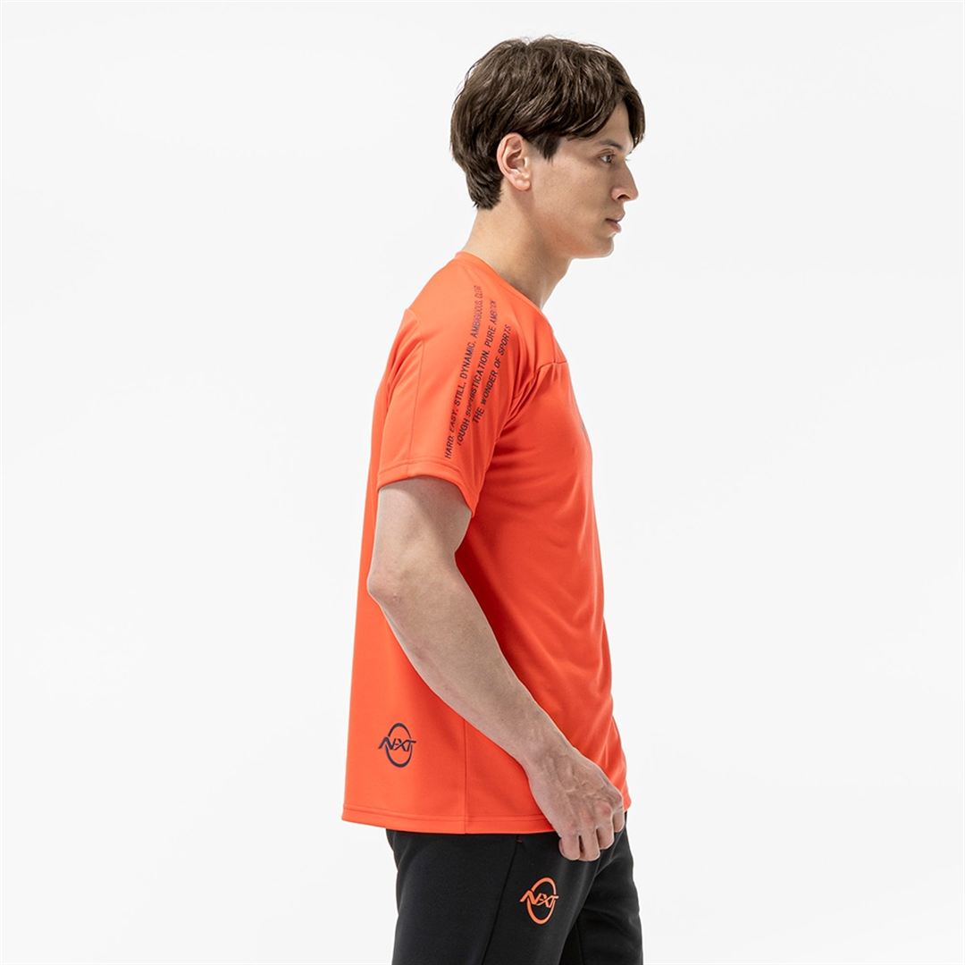 【抗菌防臭／防汚】N-XT Tシャツ サンストーンオレンジ S