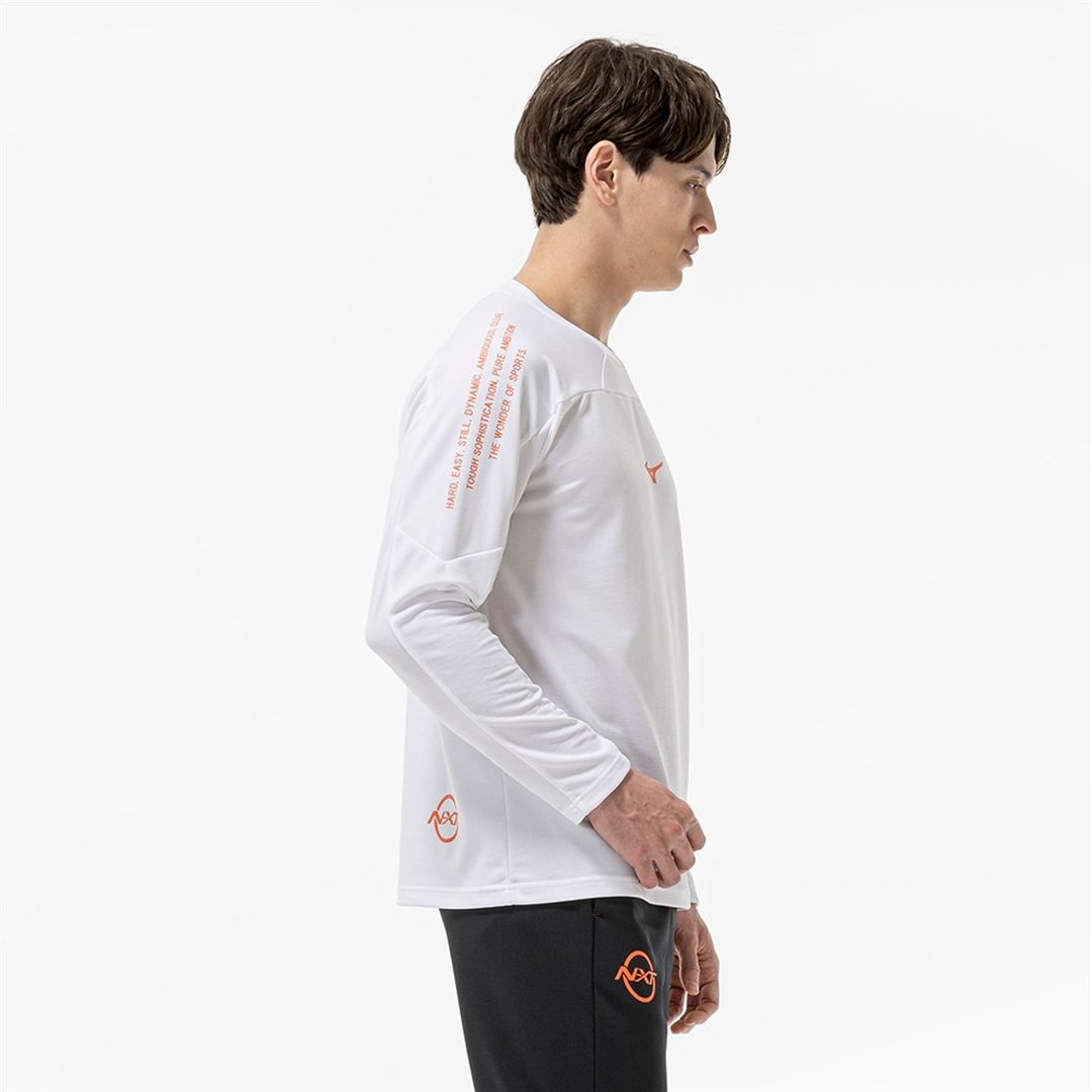 【抗菌防臭／防汚】N-XT Tシャツ(長袖) ホワイト S
