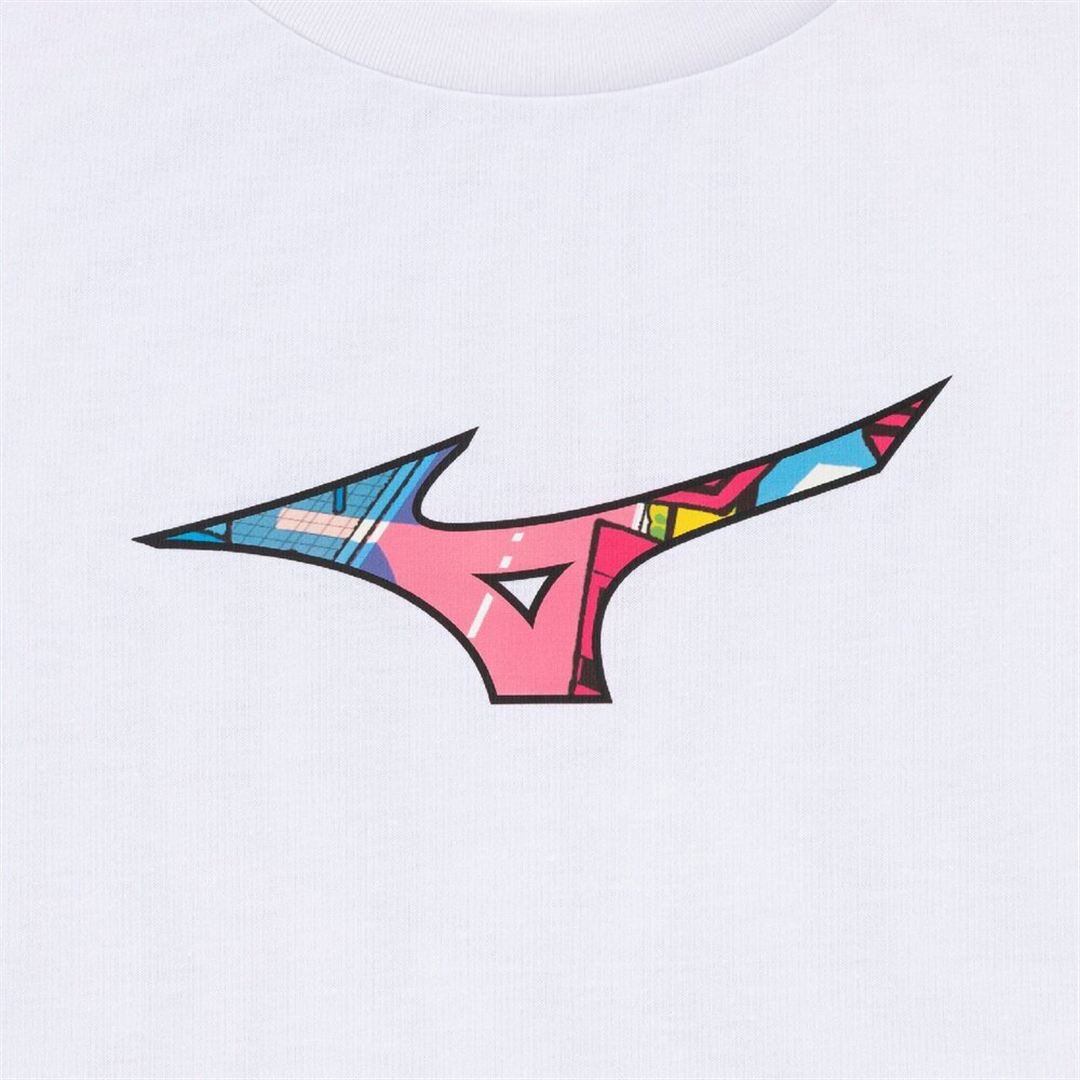 【ミズノ直営限定／NAKAKI PANTZ】グラフィック半袖Tシャツ ホワイト S