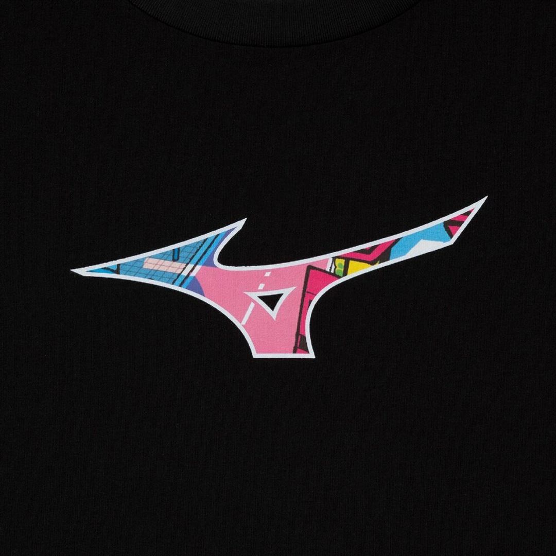 【ミズノ直営限定／NAKAKI PANTZ】グラフィック半袖Tシャツ ブラック XL