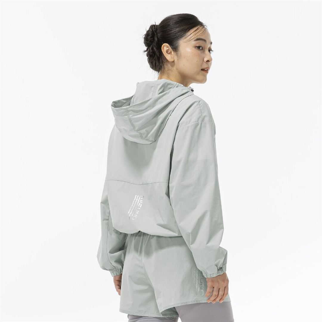 【ミズノ直営限定】ストレッチシアーブルゾン グレイッシュサックス S