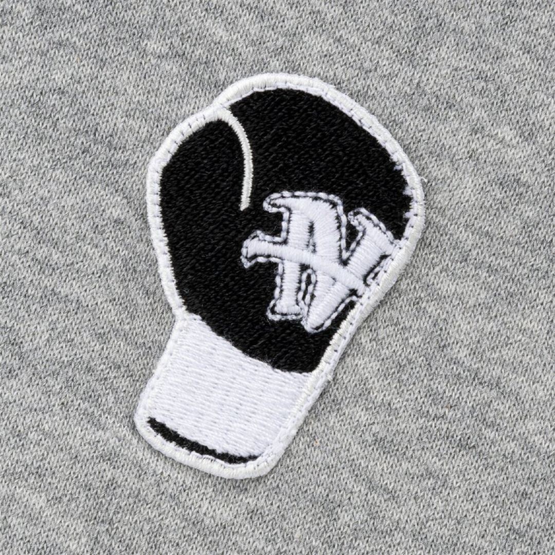 NIボクシングワッペンフーディ グレー XL
