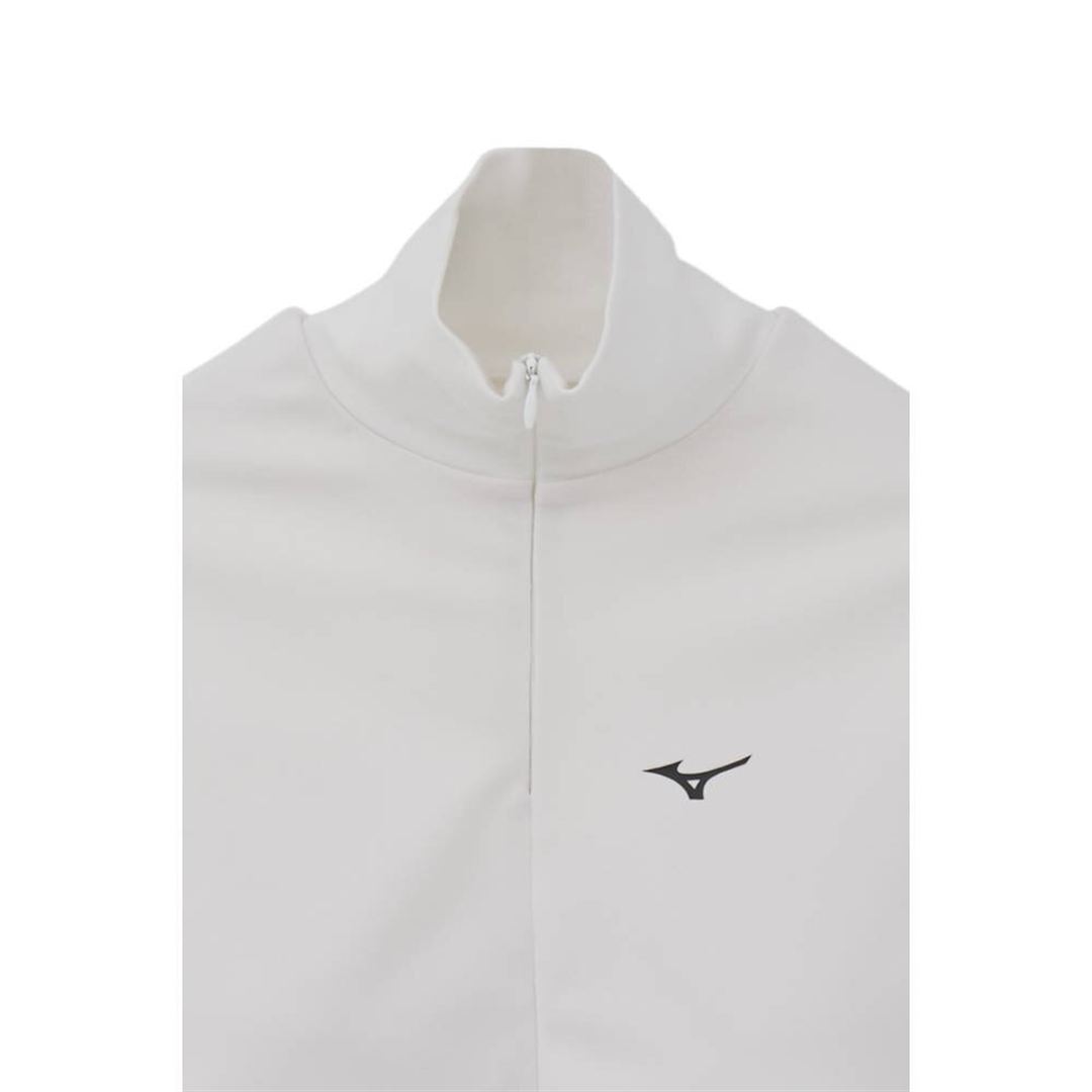 【CLANE】HALF ZIP LONG SLEEVE TOPS ホワイト 2