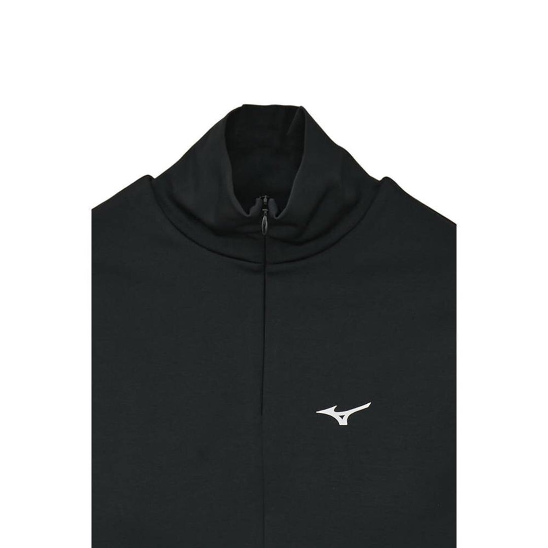 【CLANE】HALF ZIP LONG SLEEVE TOPS ブラック 2