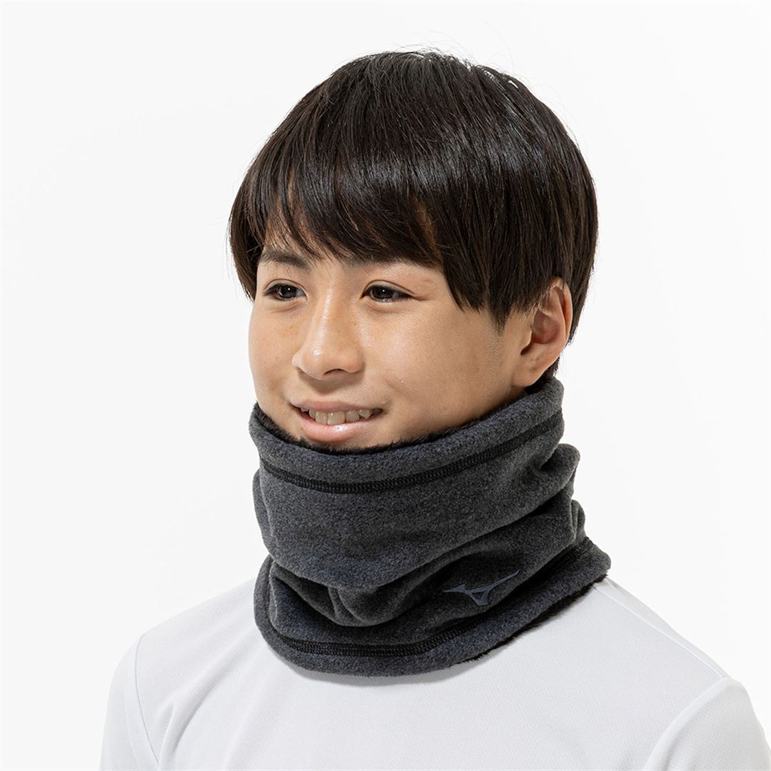 リバーシブルネックウォーマー ブラック