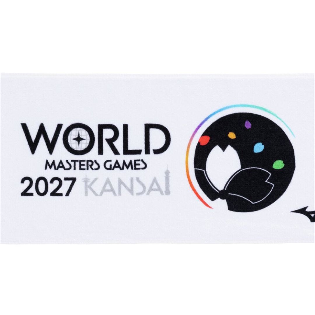 【数量限定】ワールドマスターズゲームズ2027関西記念フェイスタオル ホワイト
