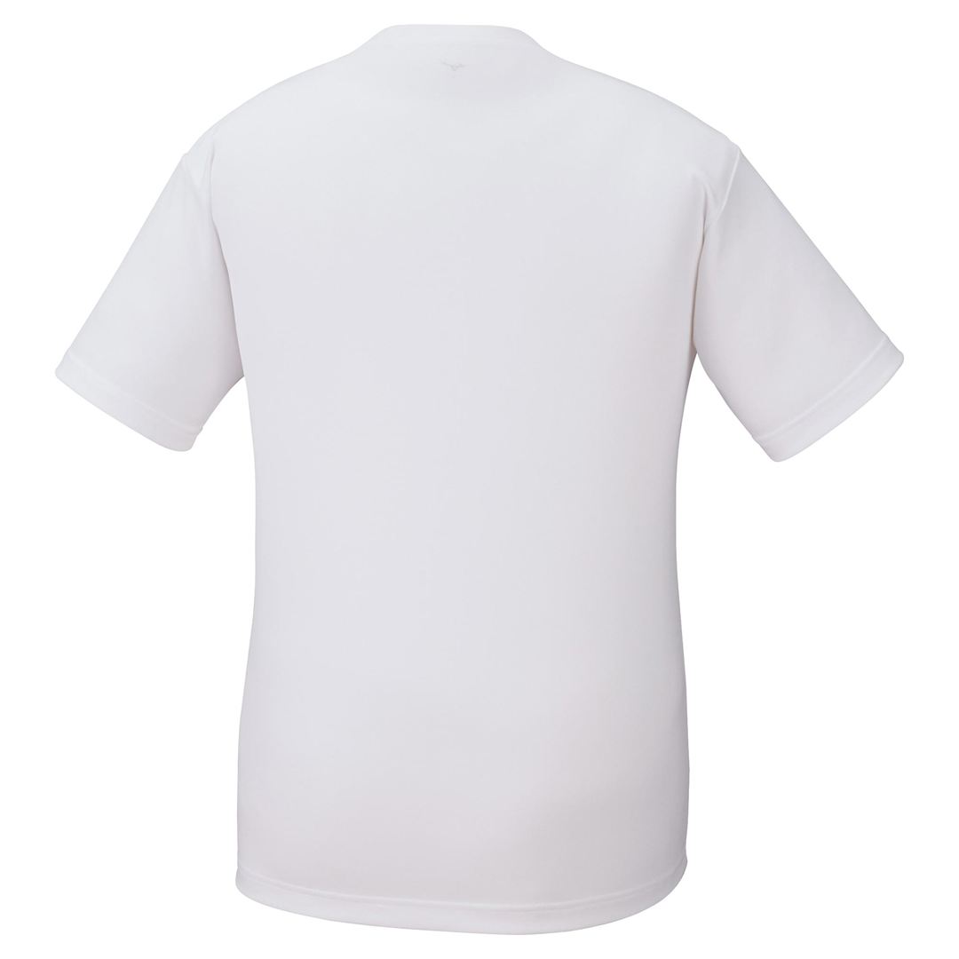 ナビドライTシャツ(半袖／丸首)(大きいサイズ) ホワイト×ホワイト 2L