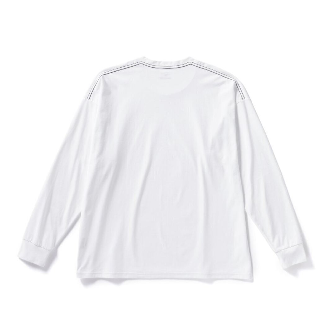 ルーズフィットTシャツ(長袖) ホワイト XS