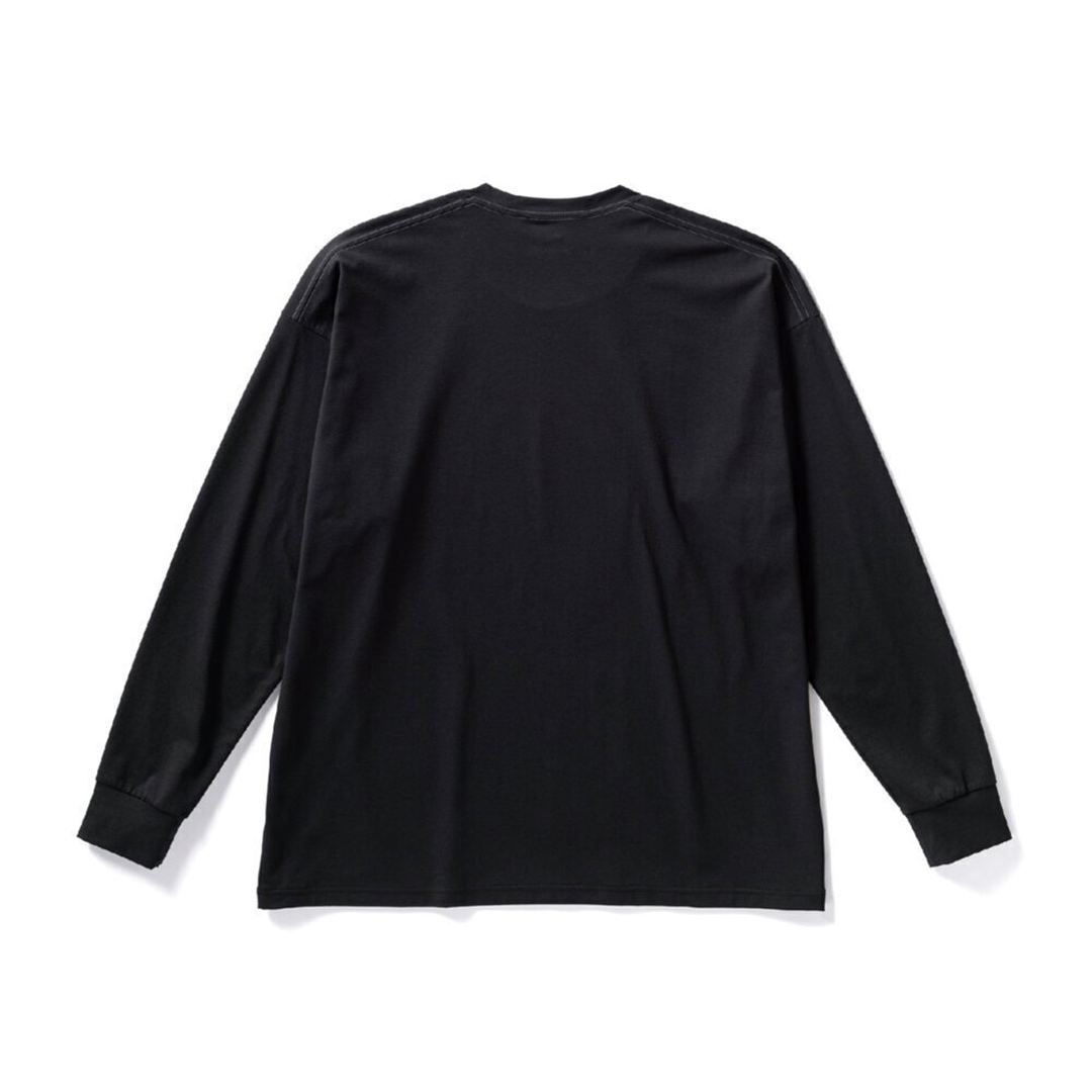 ルーズフィットTシャツ(長袖) ブラック XS