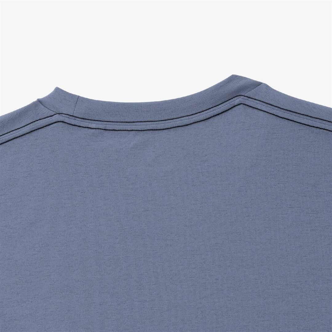 ルーズフィットTシャツ(長袖) ワイルドウインドブルー XS