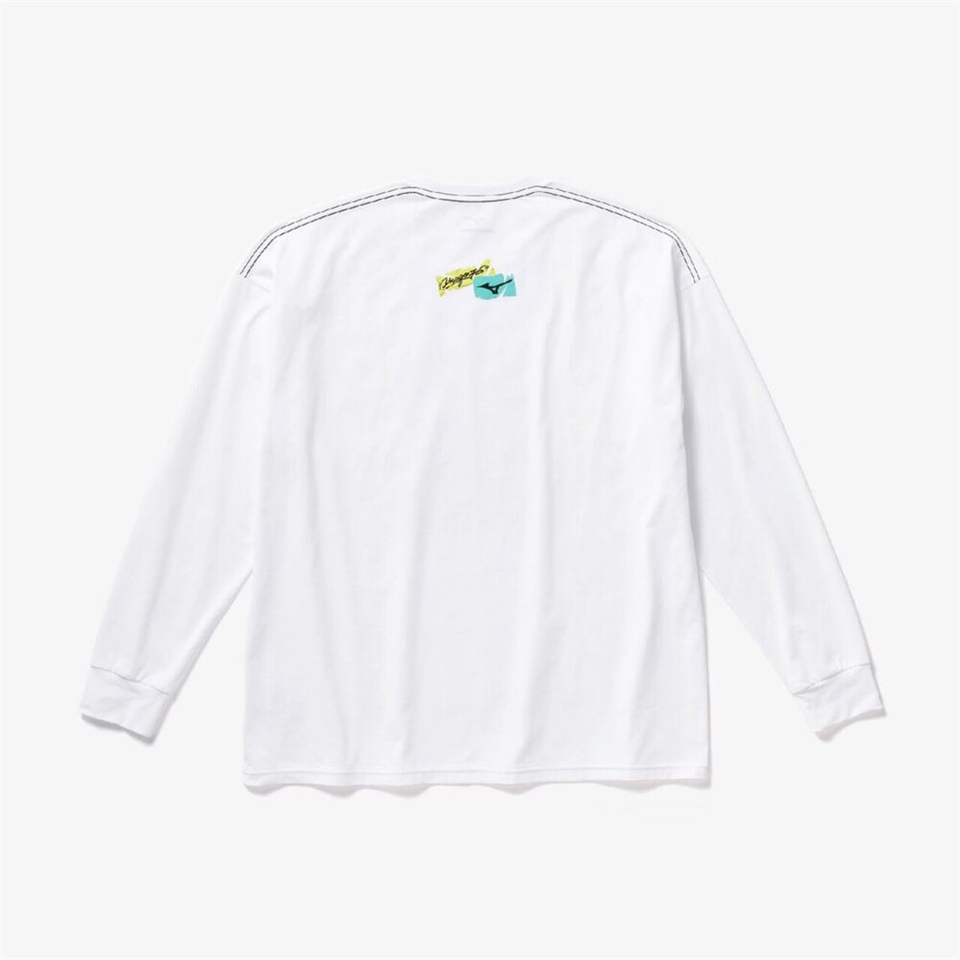 Dragon76ルーズフィットTシャツ(長袖) ホワイト XL