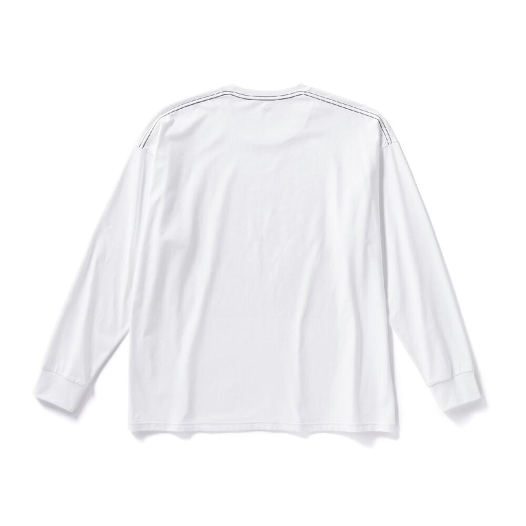 ルーズフィットTシャツ(長袖) ホワイト S