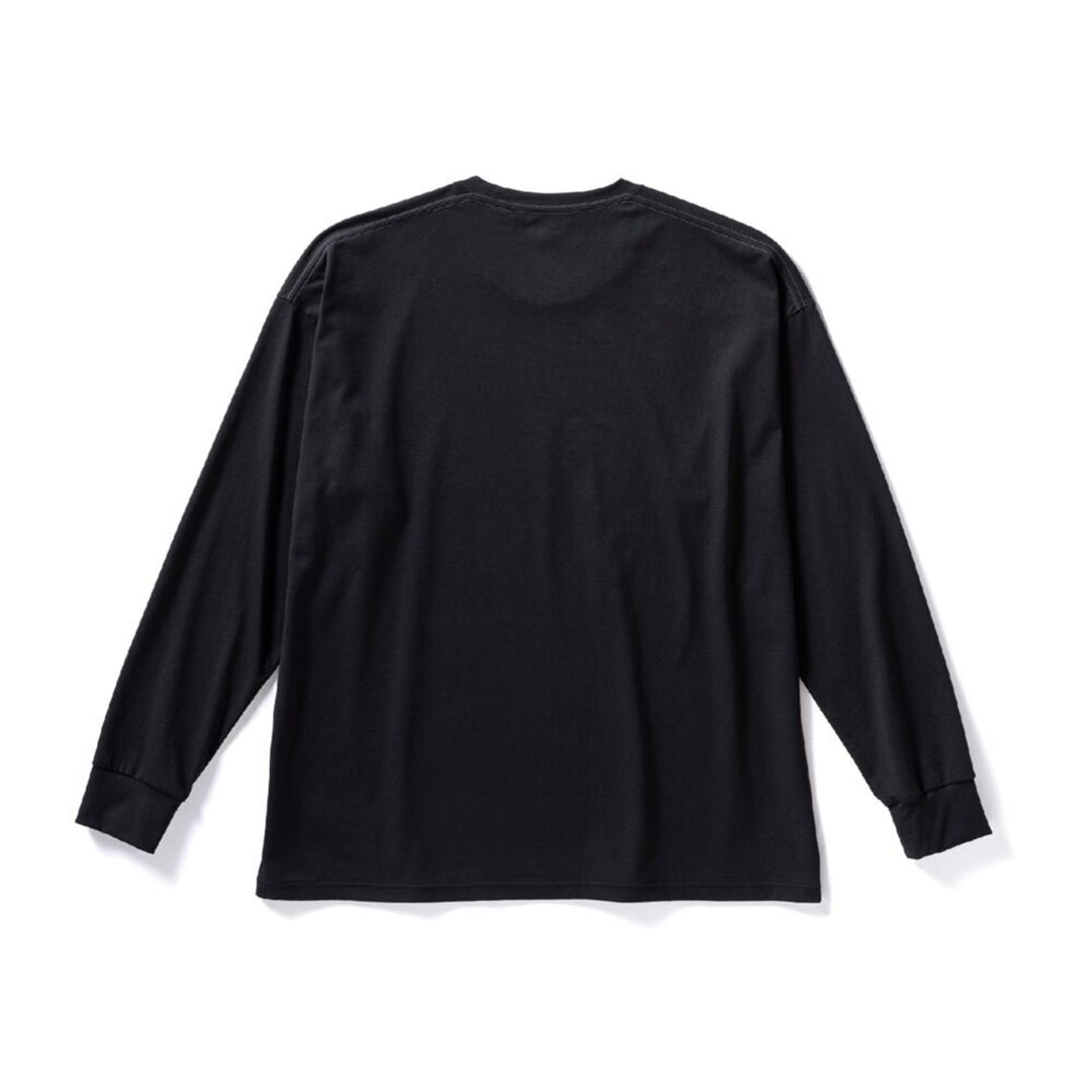 ルーズフィットTシャツ(長袖) ブラック XL
