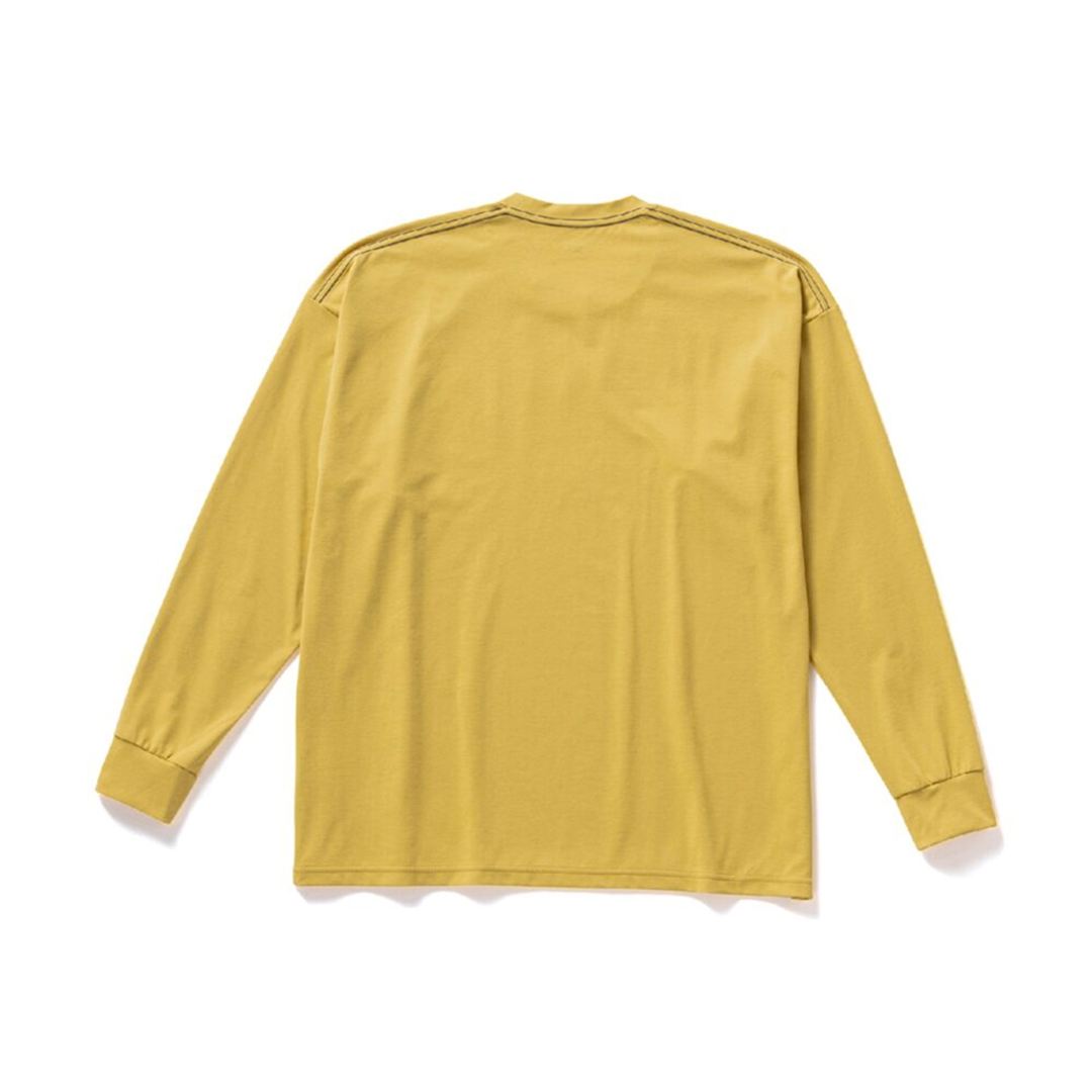 ルーズフィットTシャツ(長袖) ミステッドイエロー M