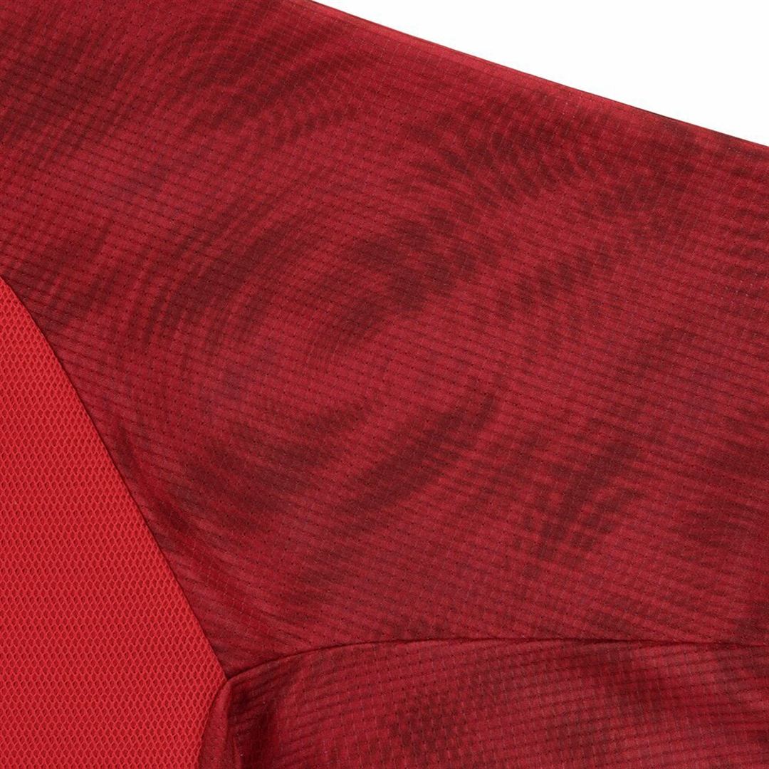 【汗処理／通気】ドライエアロフロークーラーTシャツ サルサレッド XS