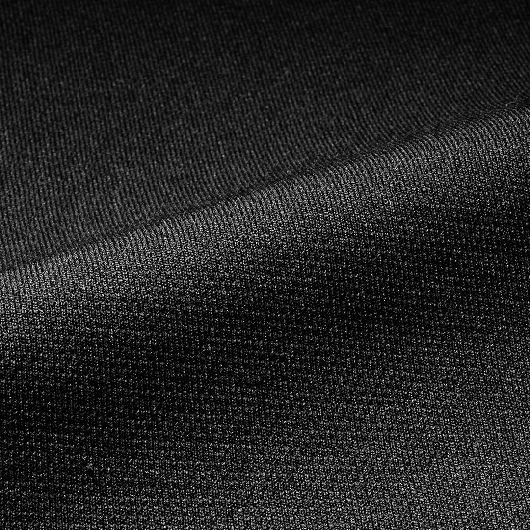 ポロシャツ ブラック×ホワイト XL