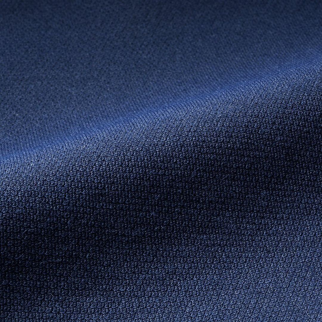 ポロシャツ ドレスネイビー×ホワイト XL