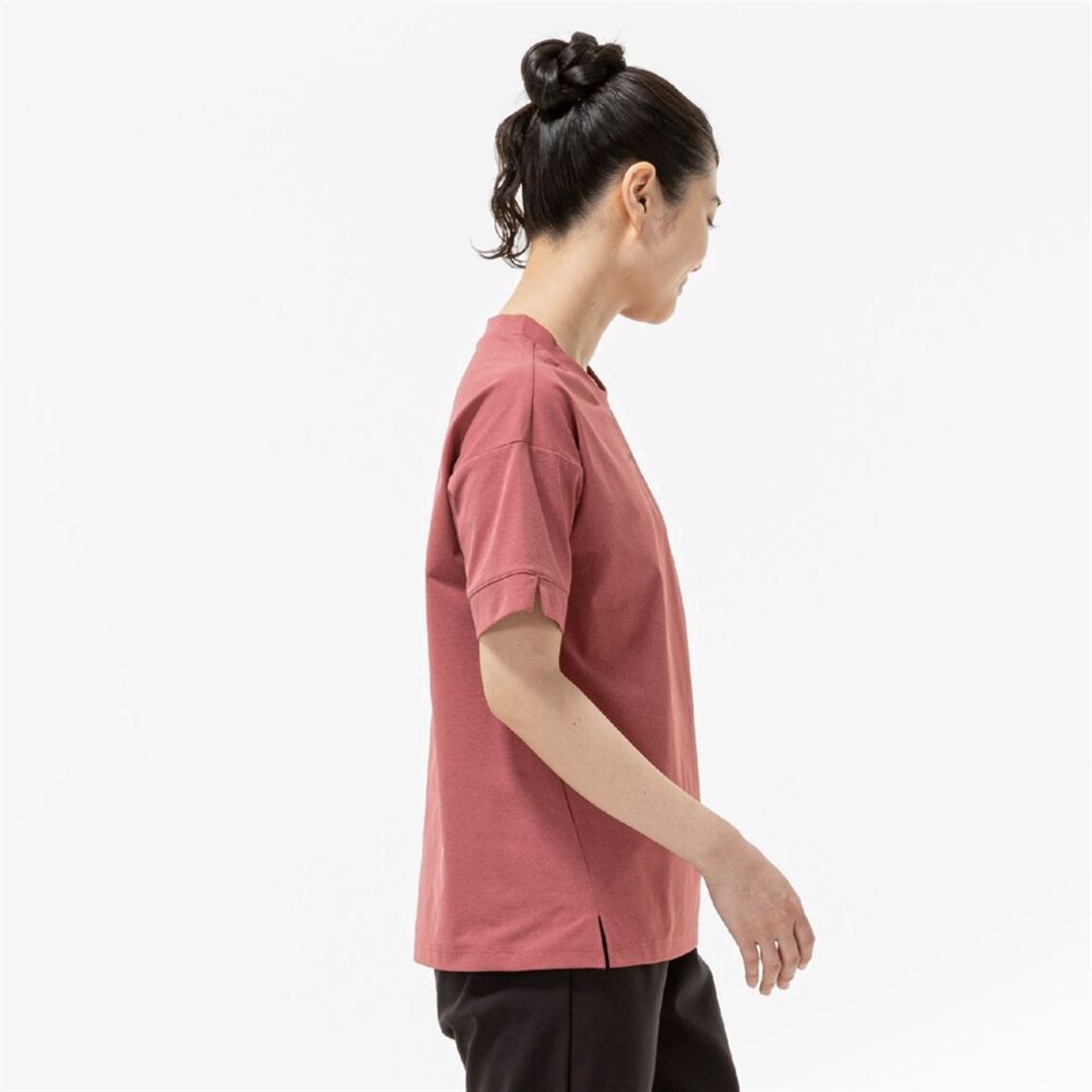 ソフトドライTシャツ モーブピンク S