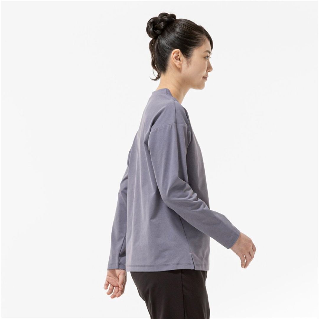 ソフトドライTシャツ(長袖) グラナイトグレー XL