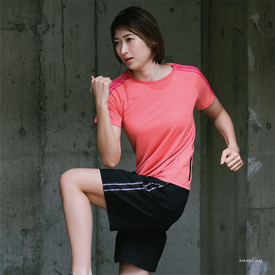 MCライン クイックドライTシャツ デュバリーレッド S