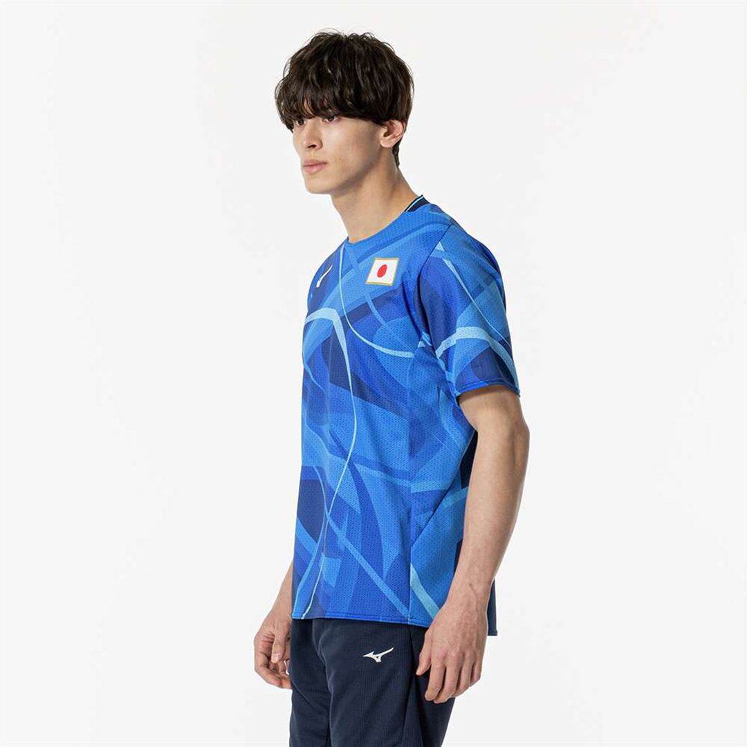 【汗処理／通気】オーセンティックドライエアロフローラピッドTシャツ ディレクトワールブルー XS