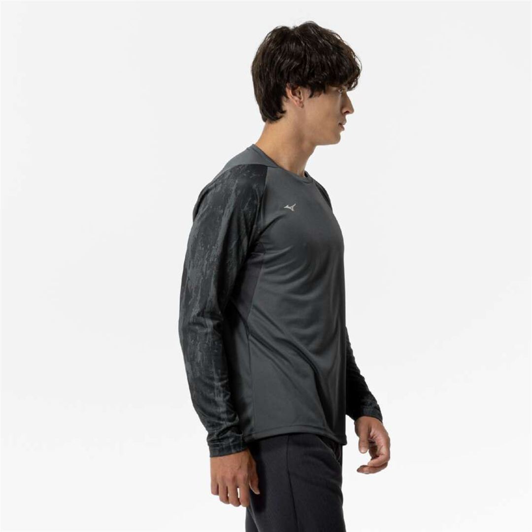 クイックドライTシャツ(長袖) インディアグレー XL