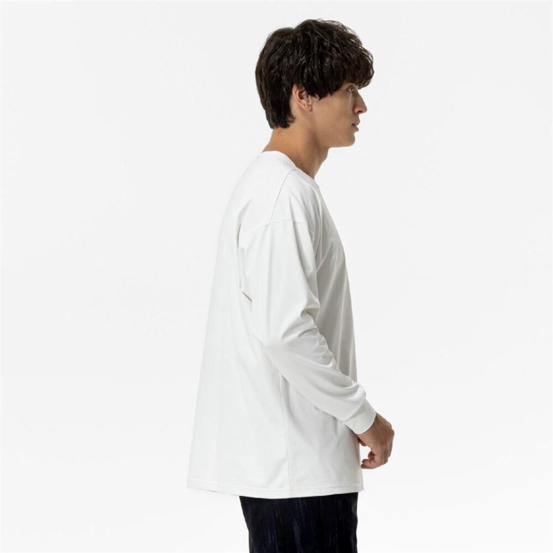 ソフトドライTシャツ(長袖) スノーホワイト XL
