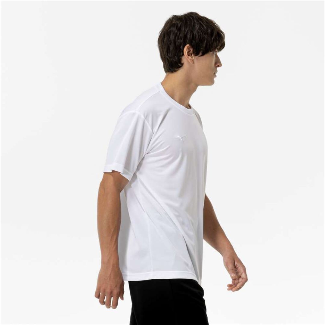 ナビドライTシャツ(半袖／丸首) ホワイト×ホワイト XL