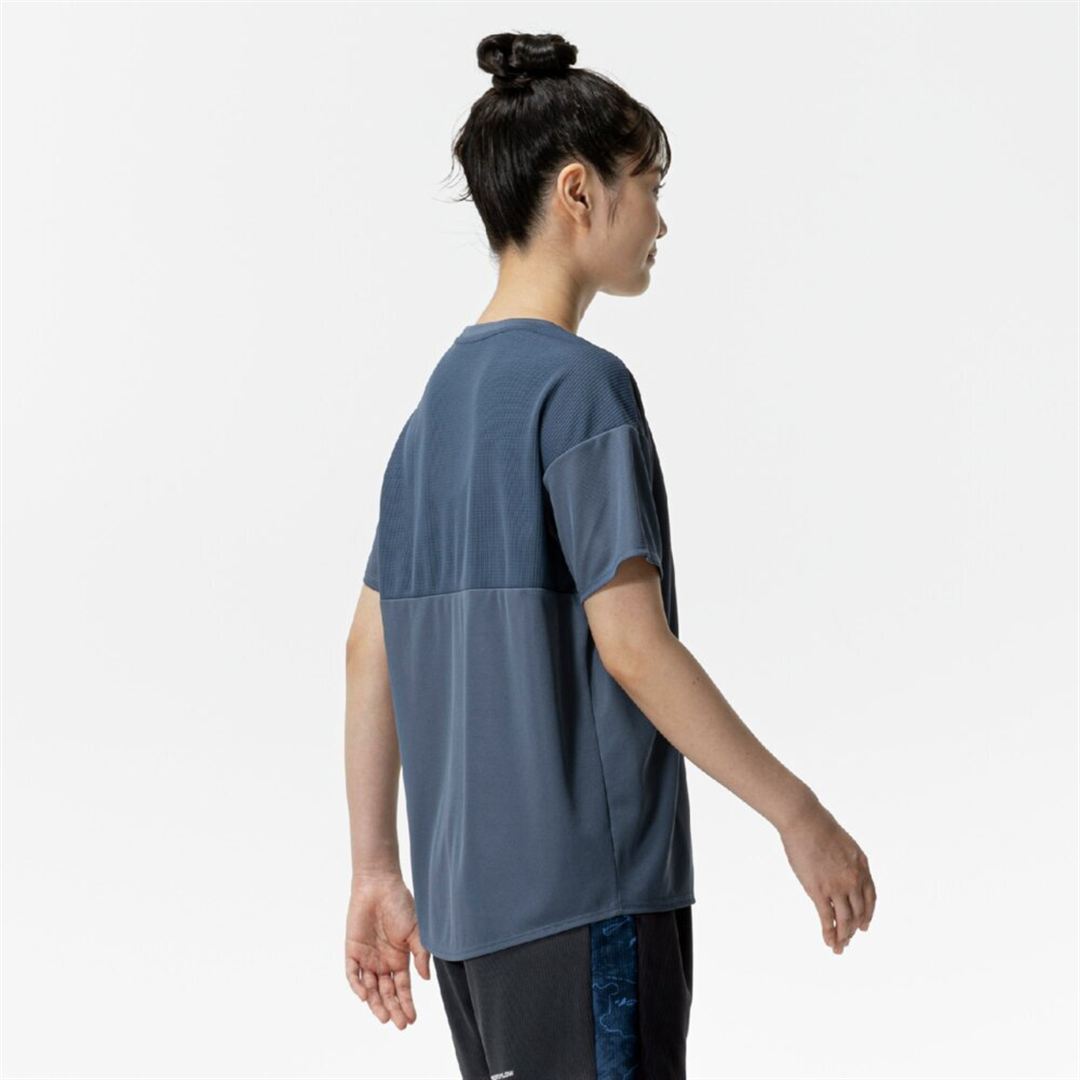 クイックドライTシャツ インディゴ S