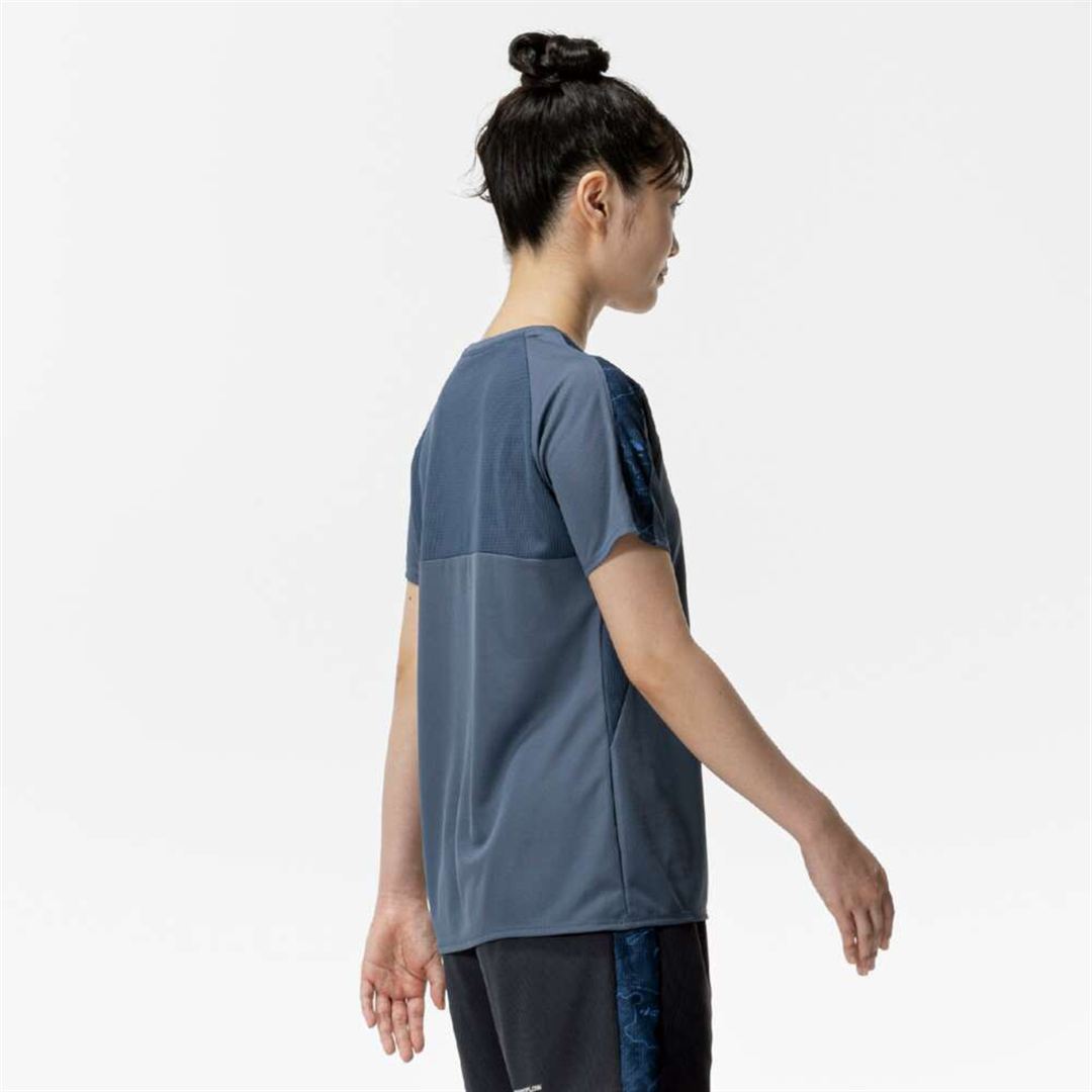 クイックドライTシャツ インディゴ S