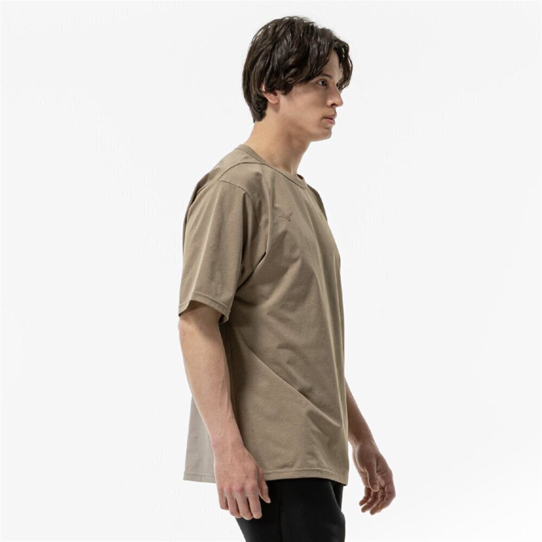 ソフトドライTシャツ(ワイドシルエット) キャメル S