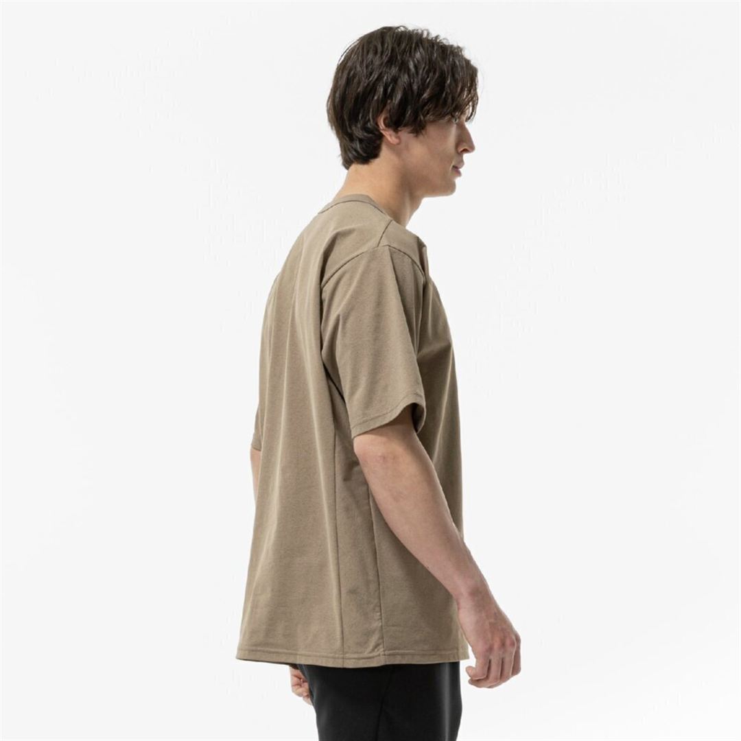 ソフトドライTシャツ(ワイドシルエット) キャメル S