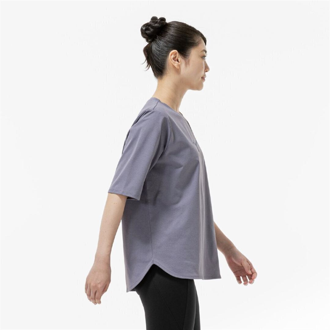 ソフトドライTシャツ(ワイドシルエット) グラナイトグレー XL