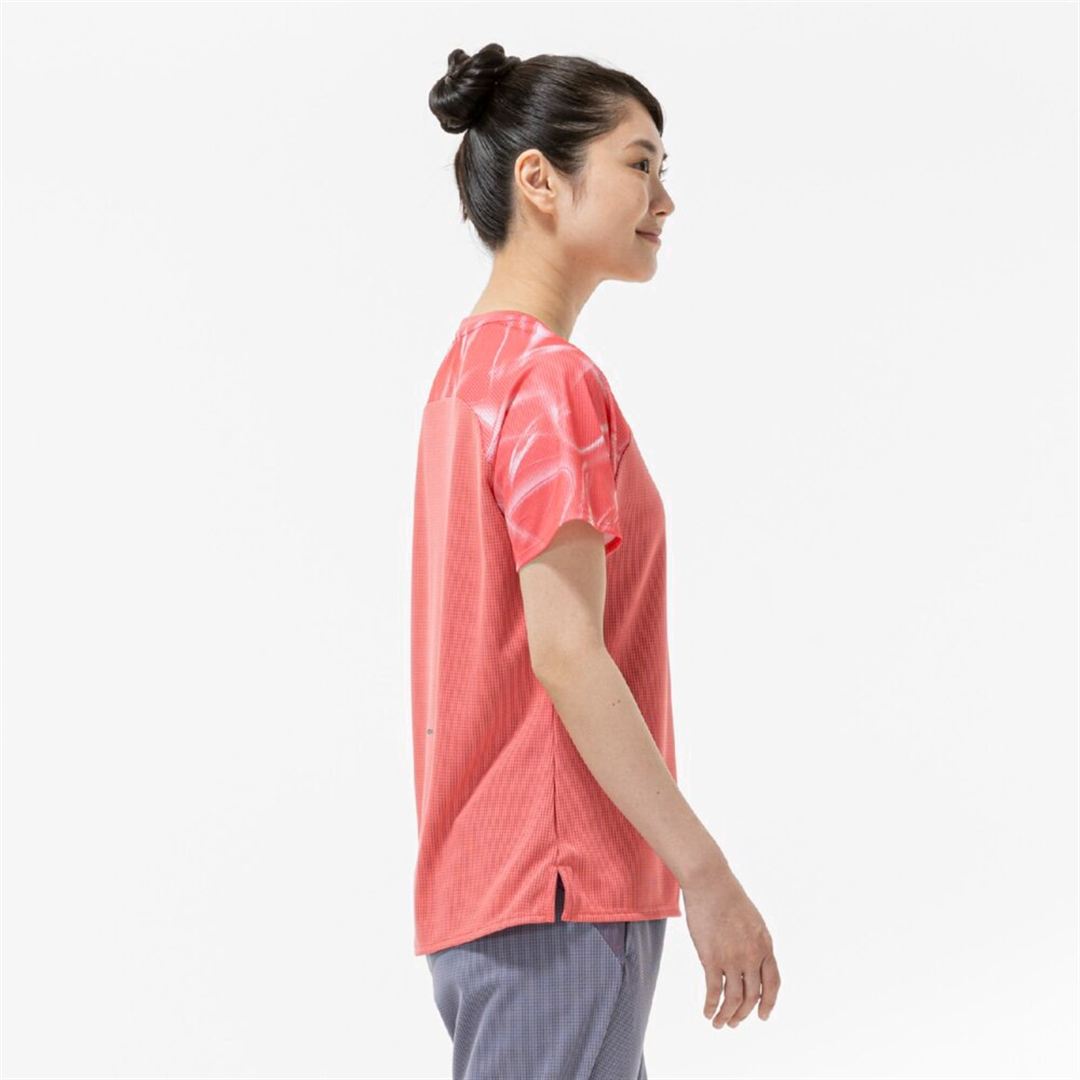 【汗処理／通気】ドライエアロフローTシャツ カリプソピンク S