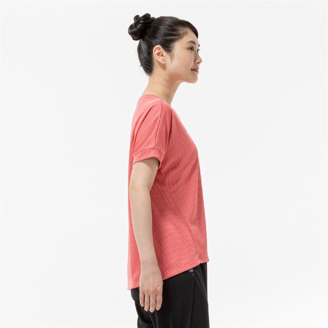 【汗処理／通気】ドライエアロフローTシャツ(ワイドシルエット) カリプソピンク XL