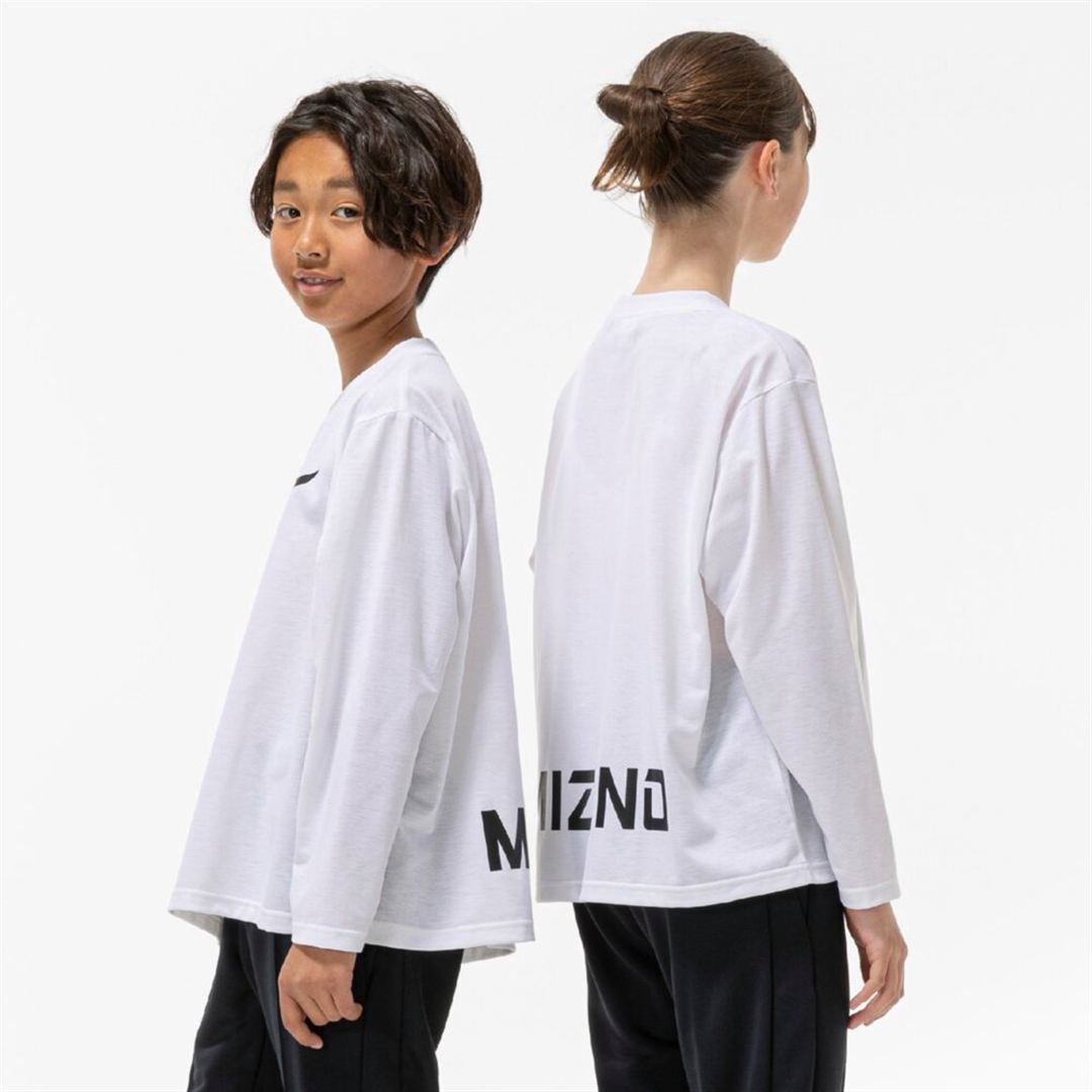 【抗菌防臭／防汚】GACHI Tシャツ(長袖) ホワイト 120