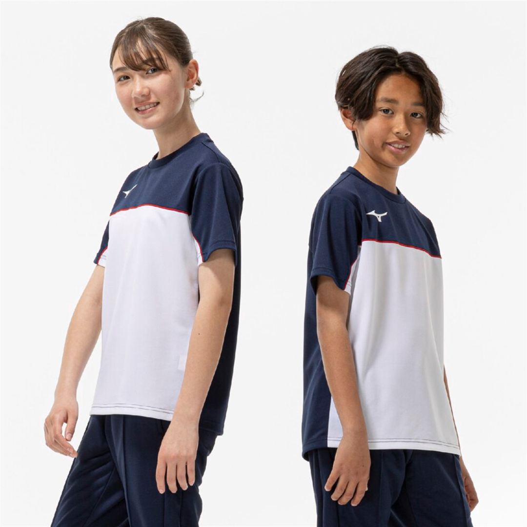 【抗菌防臭／防汚】GACHI Tシャツ ドレスネイビー 120