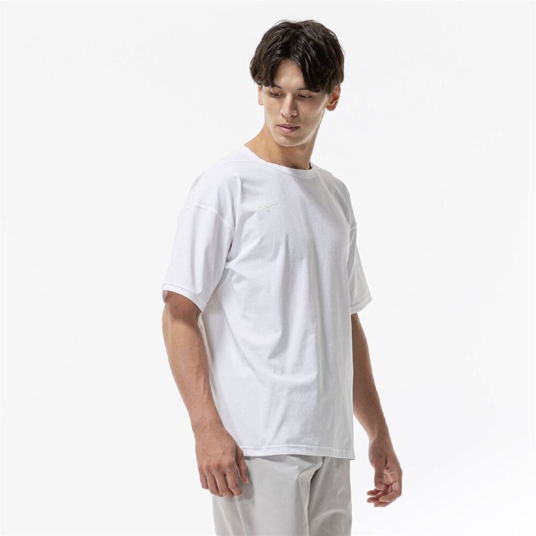 ストレッチソフトドライTシャツ ホワイト XL