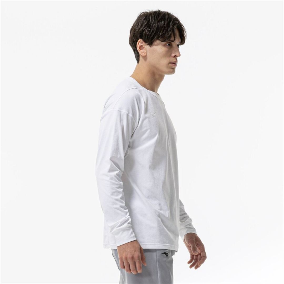ストレッチソフトドライTシャツ(長袖) ホワイト XL